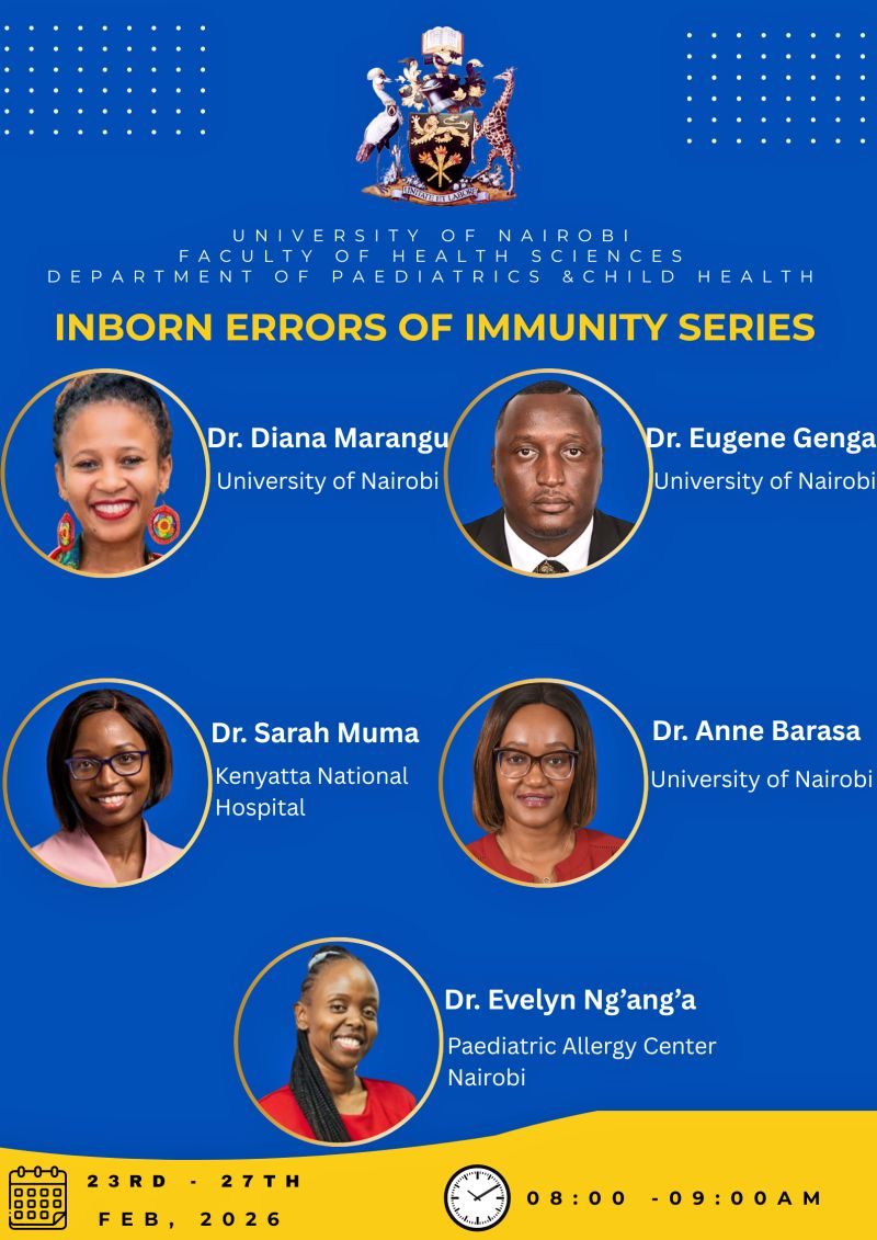 Inborn Errors of Immunity Series Flyer